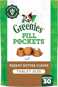 GREENIES PILL POCKETS Dog Treats with Real Peanut Butter
