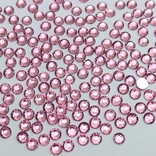 ラインストーン デコストーン ピンク 3mm 約1000粒 ネイルストーン ネイルパーツ うちわデコ 平底ストーン デコ用 NYANDELMO ND-0380-R01-PK-3mm