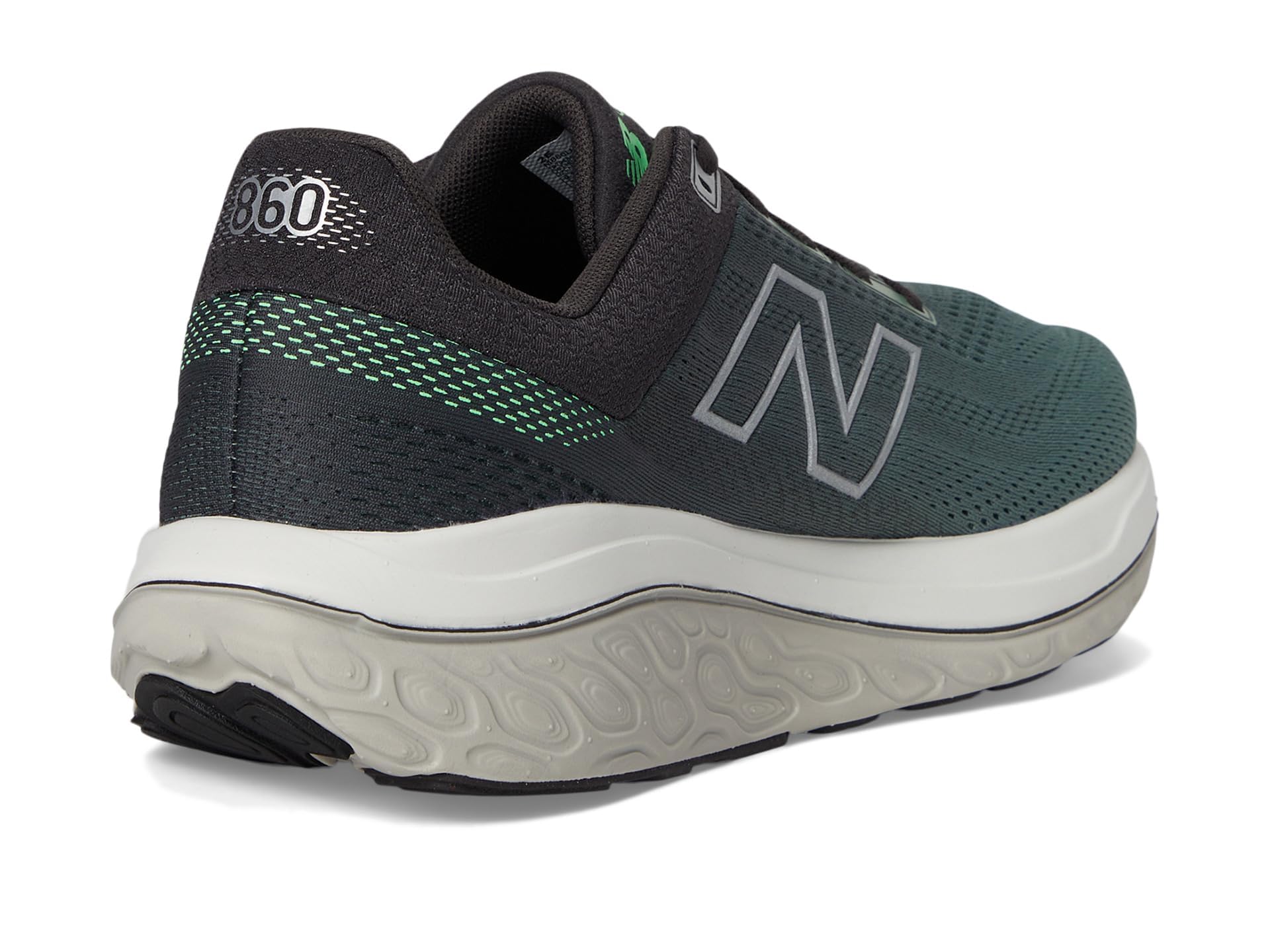 New Balance Fresh Foam X 860 V14 - Scarpe da corsa da uomo, Ginepro scuro/Cemento nero/Materia grigia, 50 EU