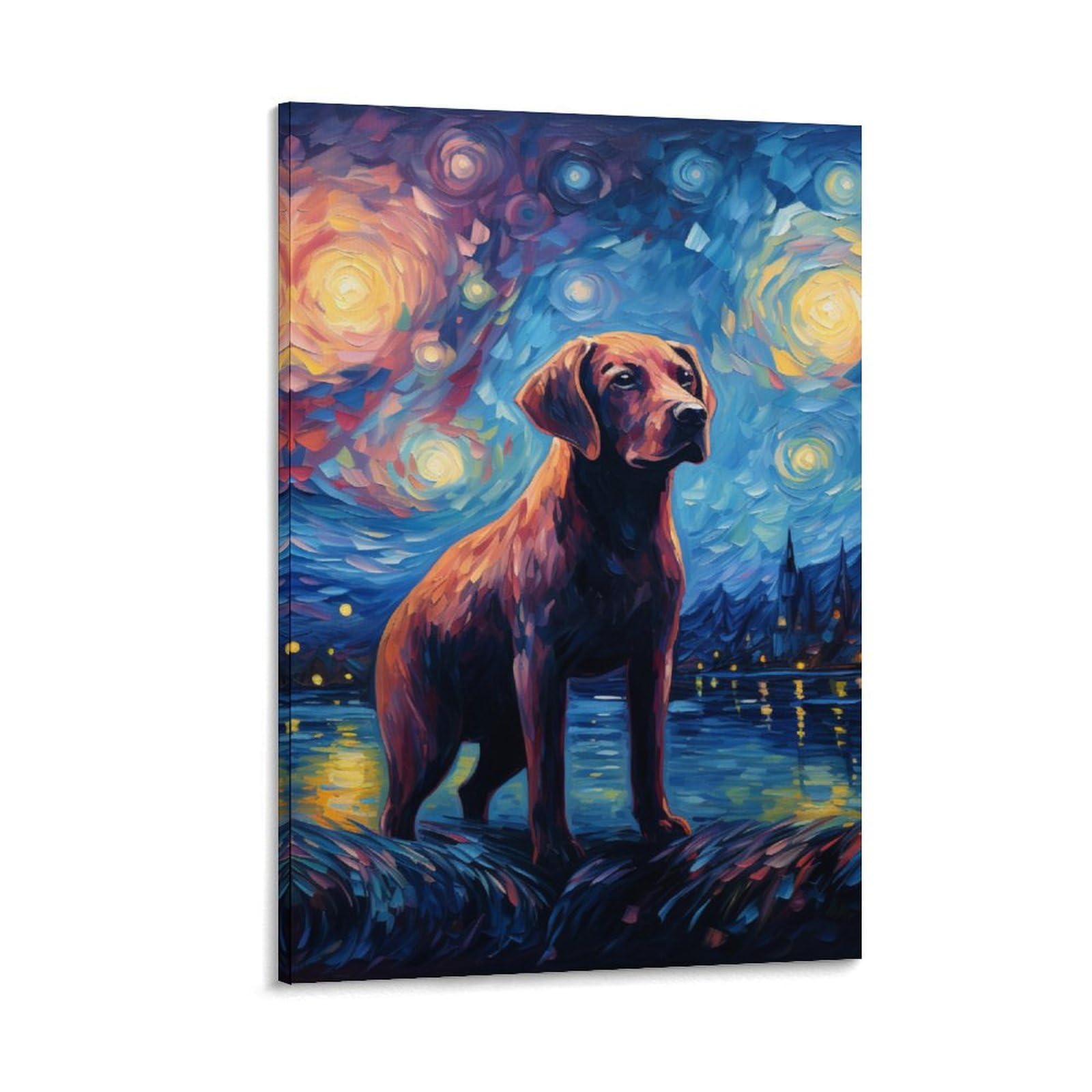 Tableau Labrador photo murale ideale pour relooker salon vide - 6