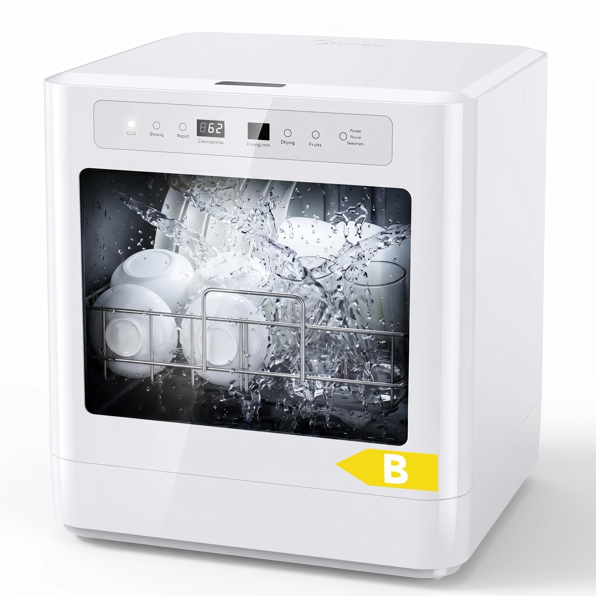 Mini lave-vaisselle 6 programmes 8 couverts 5 litres eau cuisine appartement