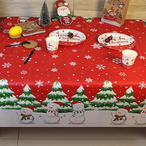 Miniatura 8 de Mantel del 4 de julio, paquete de 2 manteles de plástico de Estados Unidos para el Día de la Independencia, manteles rectangulares desechables para