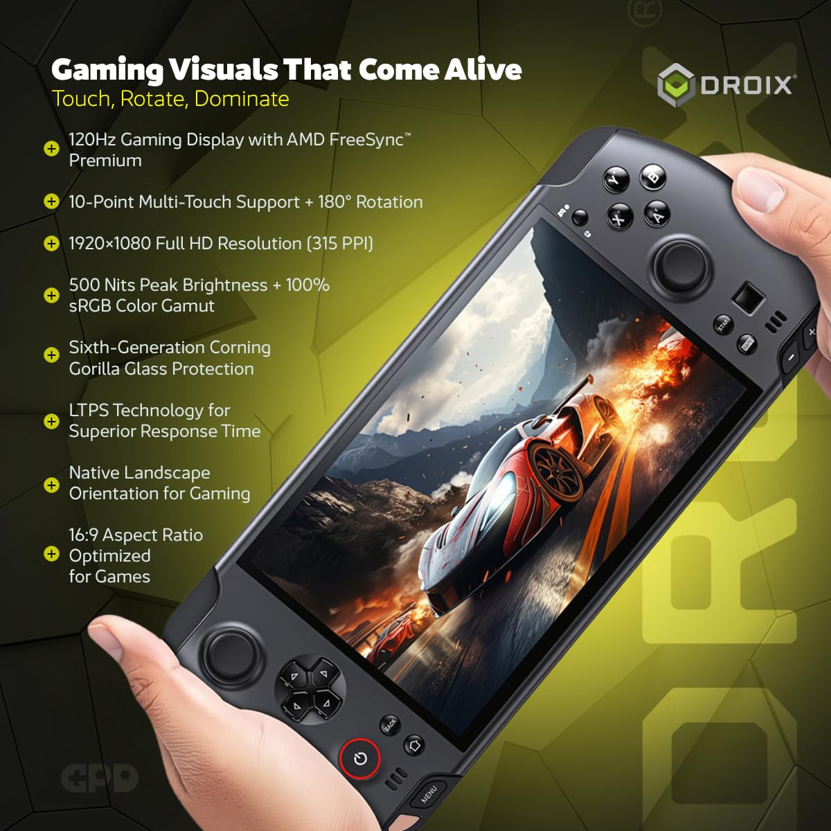 GPD WIN 5 PC portatile da gioco | AMD Ryzen AI Max+ Ryzen 395 | 32GB LPDDR5X RAM, 4TB SSD | Scheda grafica Radeon 8060S | PC portatile per giochi AAA ed emulazione