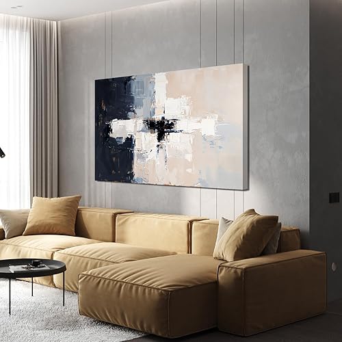 Miniatura 11 de Arte de Pared Negro Decoración Arte de Lienzo Arte de Pared Decoración de Pared Negro Silencio Arte de Pared Pintura Decoraciones Obra de Arte