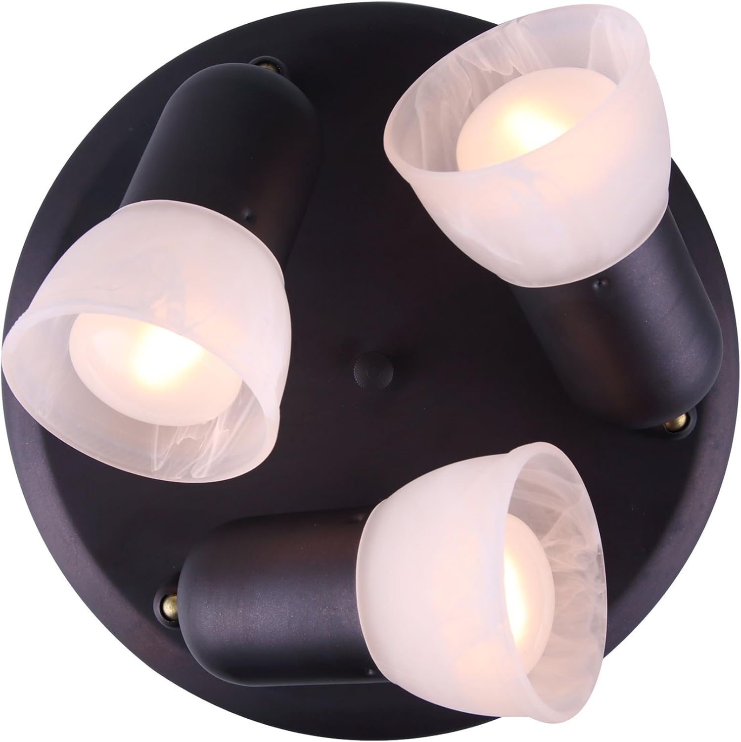 Canarm ICW9313 Jackson Ceiling Wall Light, Oil-Rubbed Bronze