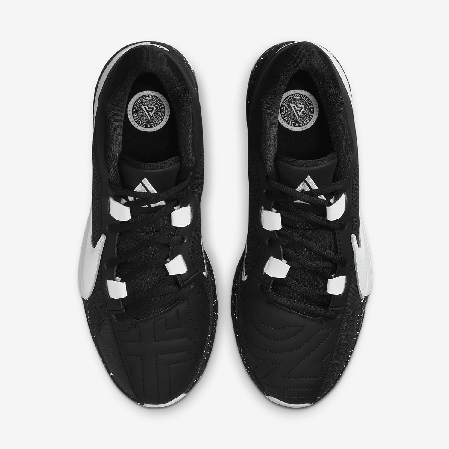 Nike Giannis Freak 5 Men's Basketball Shoes (DX4985-003, Black/Pure Platinum/White) Size 4