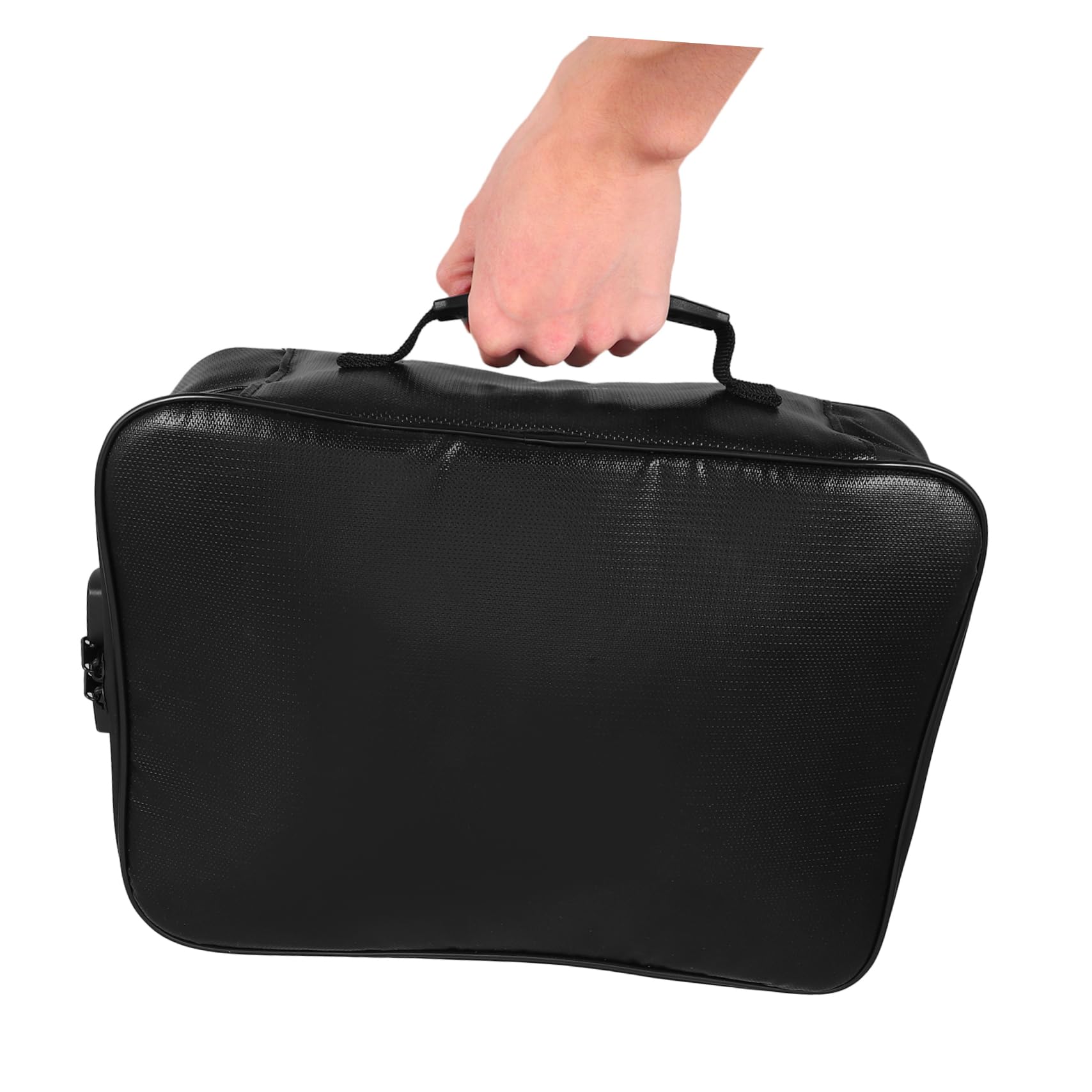 Mipcase Borsa per Documenti Ignifuga, Organizza Documenti con Serratura e Manico, Multistrato, per Certificati e Carte Importanti, Uso Domestico
