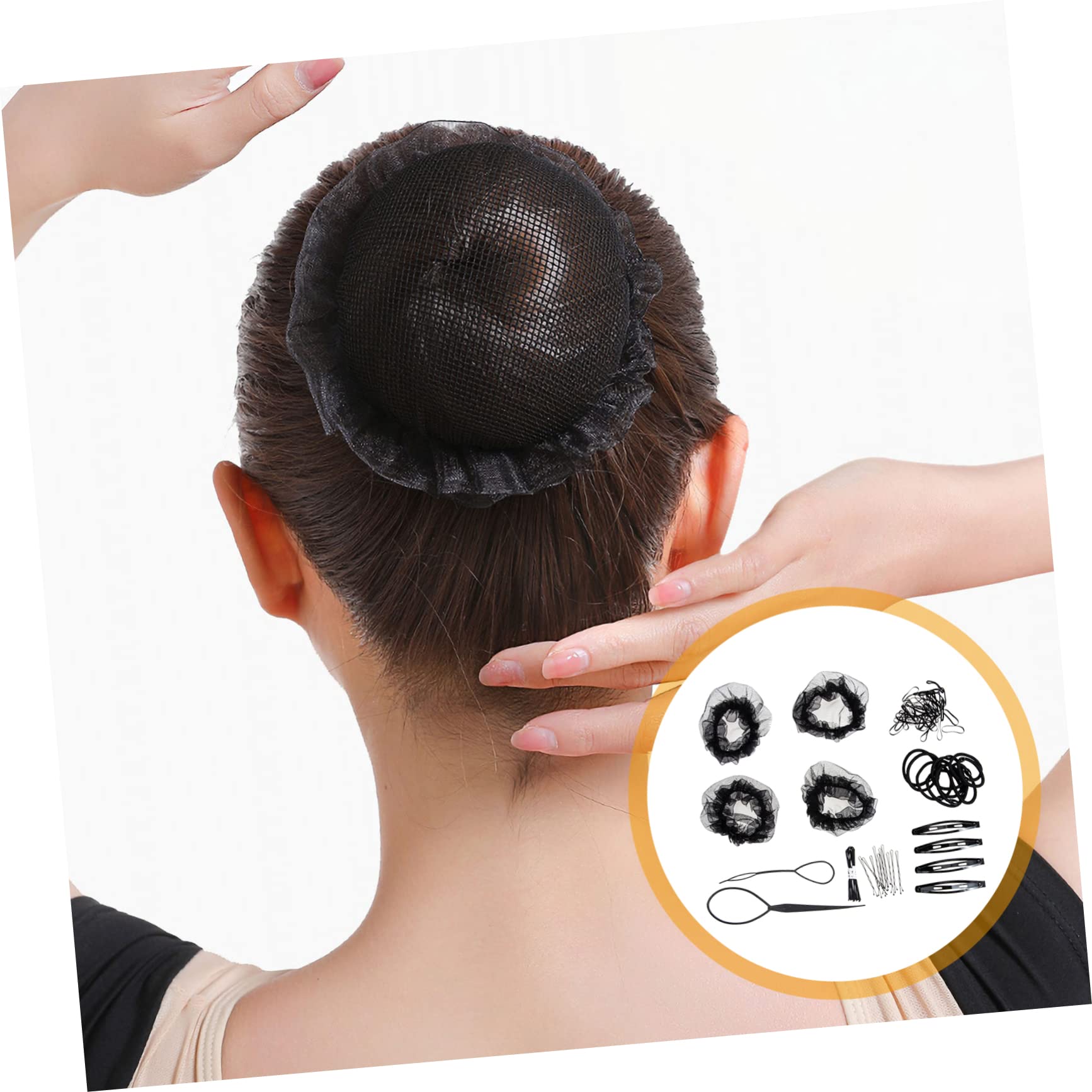 DOITOOL 5sätze Unsichtbare Haarnetze Für Duttfrisuren Elastische Haarnetze Für Frauen Und Mädchen Atmungsaktiv Und Komfortabel Für Ballett Und Hochsteckfrisuren