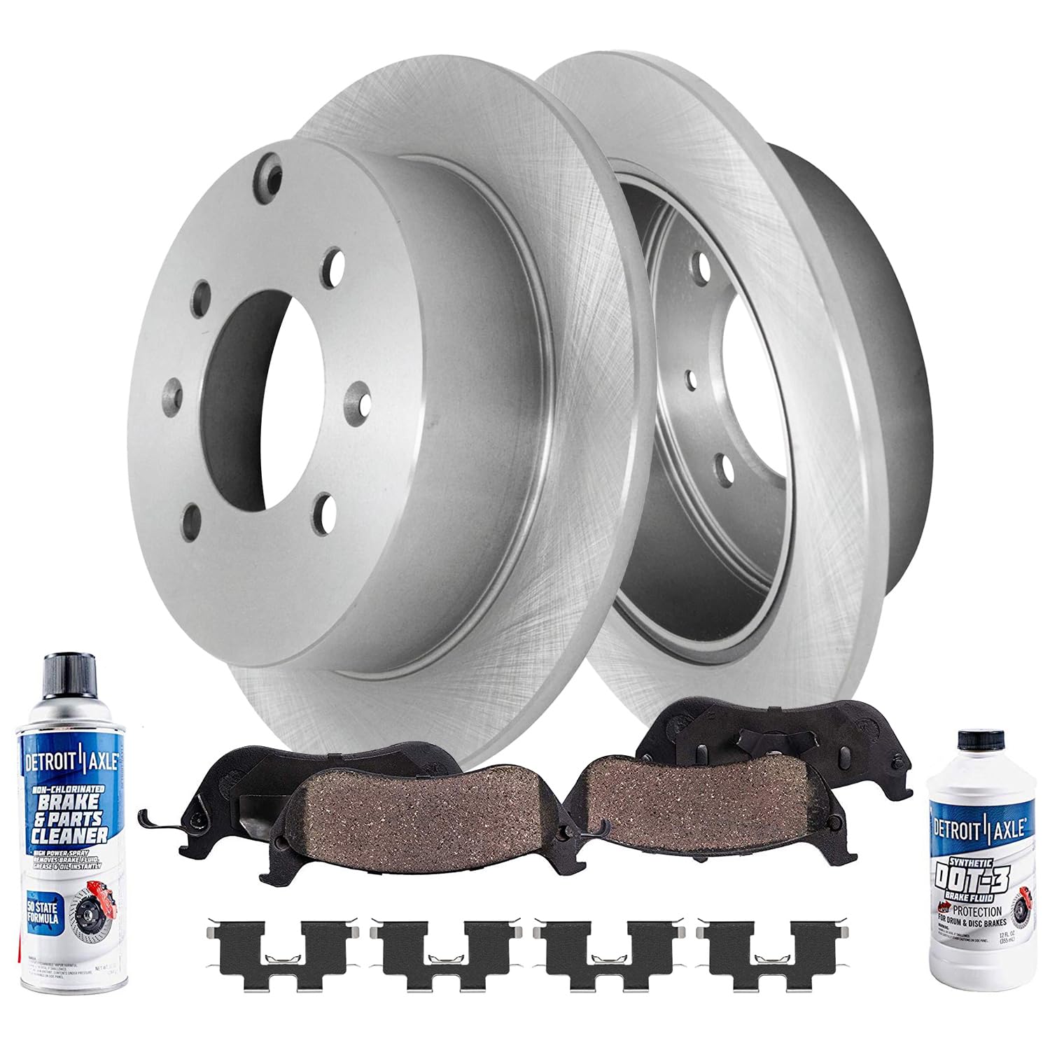 Detroit Axle - Rear Brake Kit for Hyundai Sonata Kia Optima Magentis