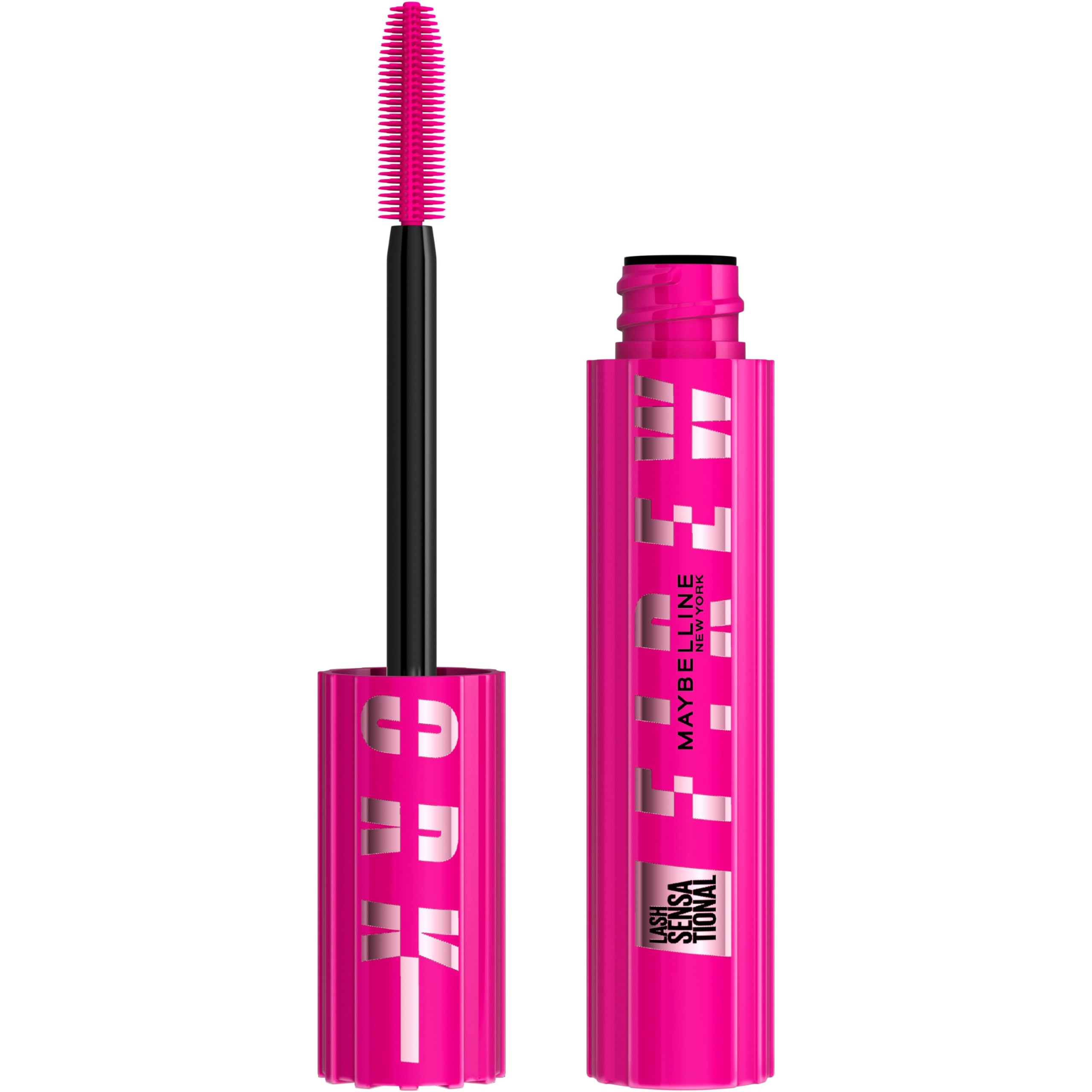 Maybelline New York, Máscara de Pestañas, Lash Sensational Firework, Volumen y Longitud, Con Pro Vitamina B5, Negro