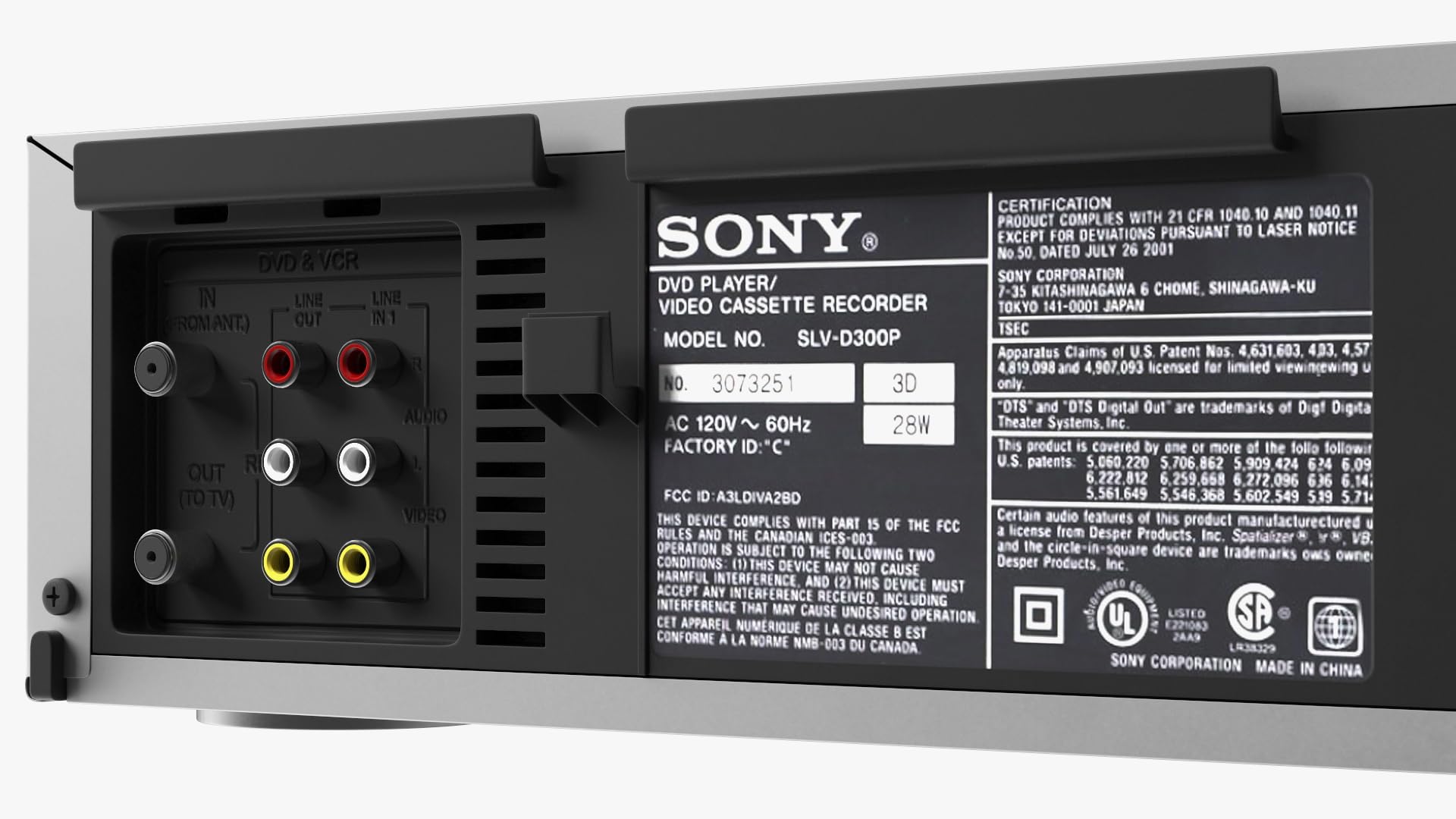 Amazon.com: Sony SLV-D300P Progressive-Scan DVD-VCR Combo (Renewed