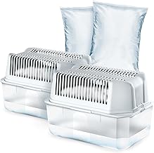 HUMYDRY - Pack 2 Magnum Anti-Humidity Devices + 2 Refills 1 kg Neutral - Eliminates Environmental Moisture - Ideal for Large Spaces - No Electricity - Prevents Condensation and Bad Odors