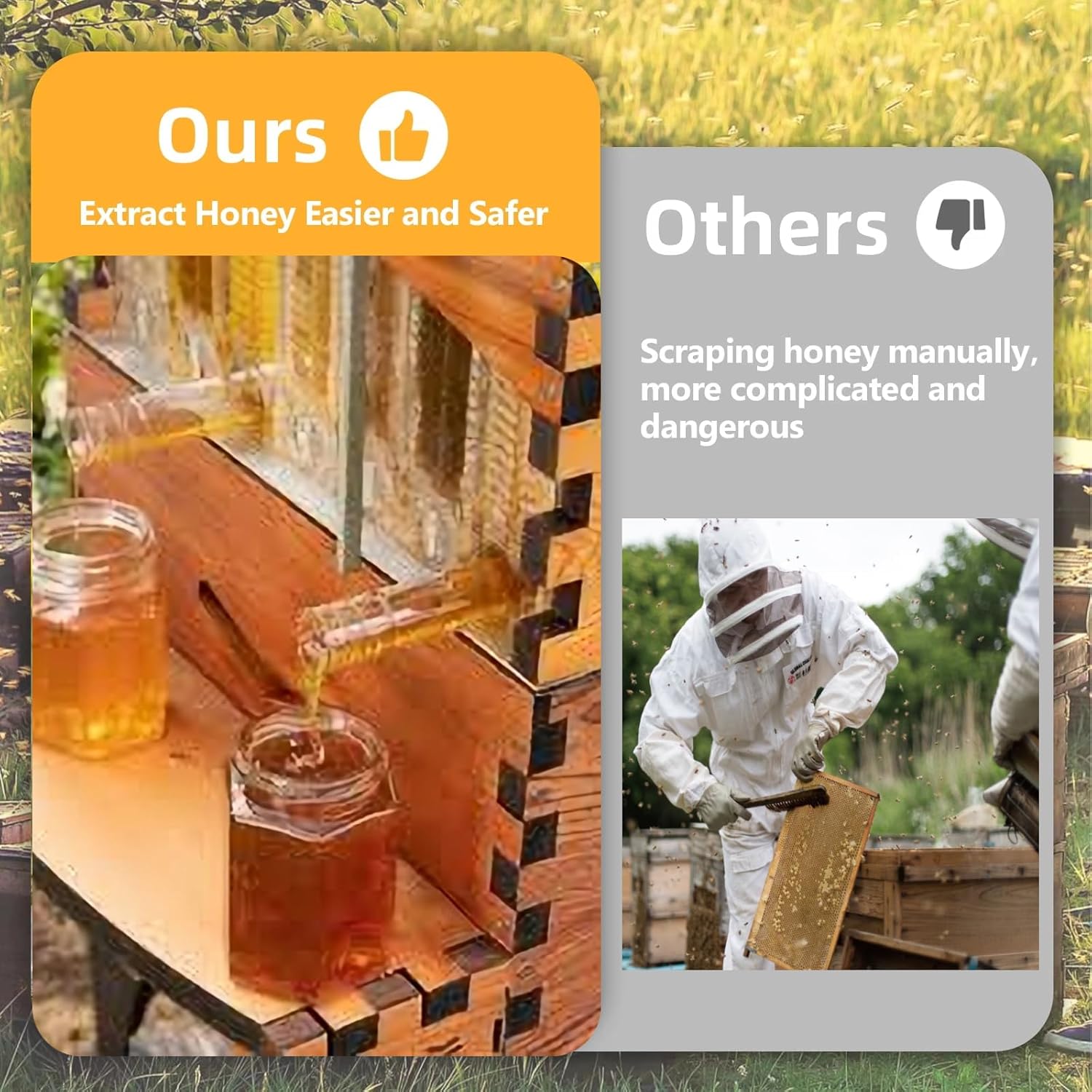 Bee Hive Starter Kit – Automatic Beehive Box Set for Easy Beekeeping, Complete Bee Hive Boxes for Beginners