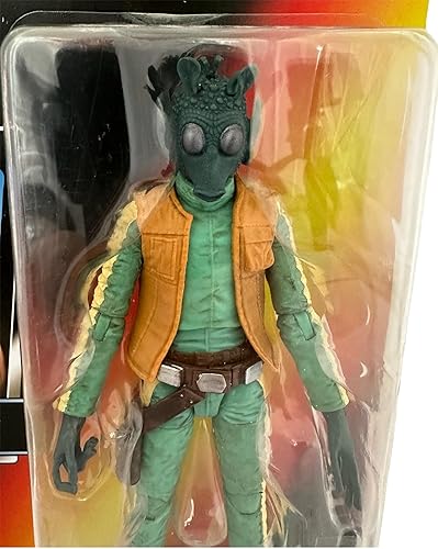 Miniatura 2 de Star Wars Lucasfilm 2021 Figura de acción del 50 aniversario de 6 pulgadas The Black Series Power of The Force 2 Greedo