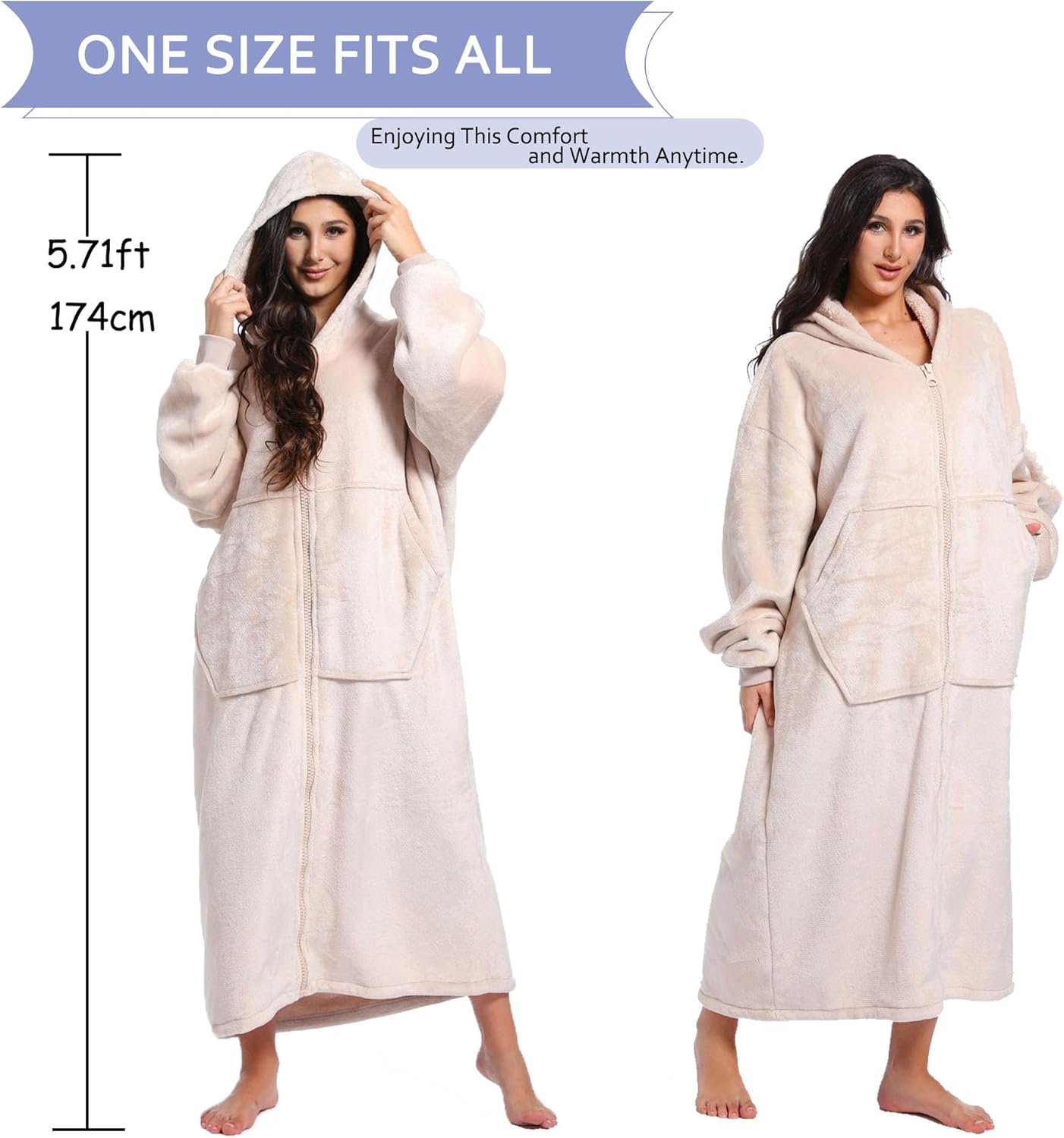 Amazon.com: NIMOJIRO Wearable Blanket,Winter Oversized Blanket