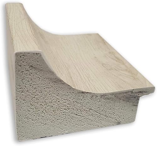 Miniatura 2 de Amanti Art Espejo de baño, espejo de pared color crema de abedul Regal para usar como espejo de tocador de baño sobre fregadero (34.75 x 44.75