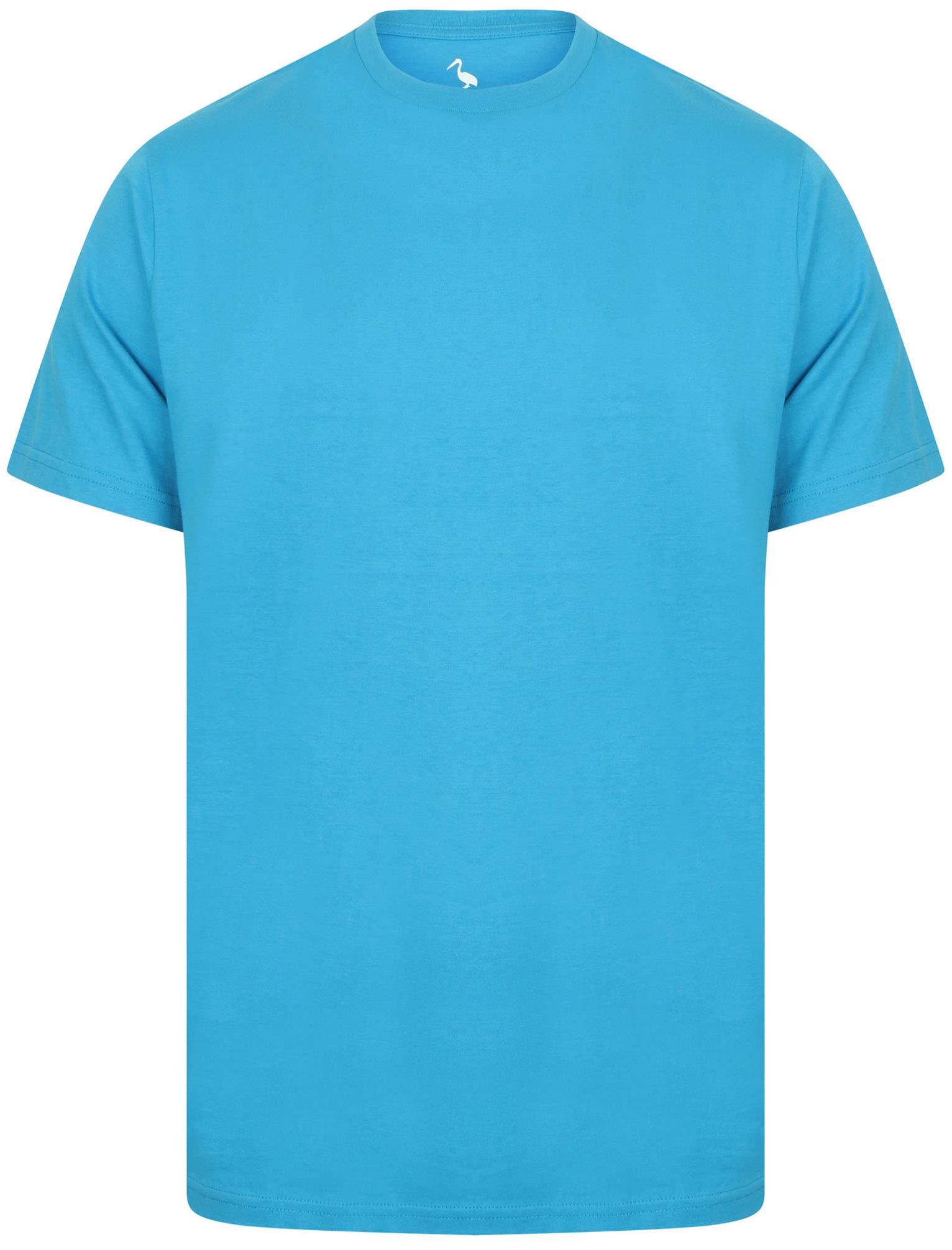 Sth. Shore Kinsley Basic Plain Coloured Crew Neck T-Shirt - Blue Aster - L