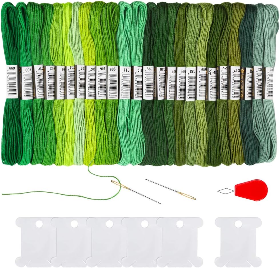 Premium Rainbow Color Embroidery Floss Cross Stitch