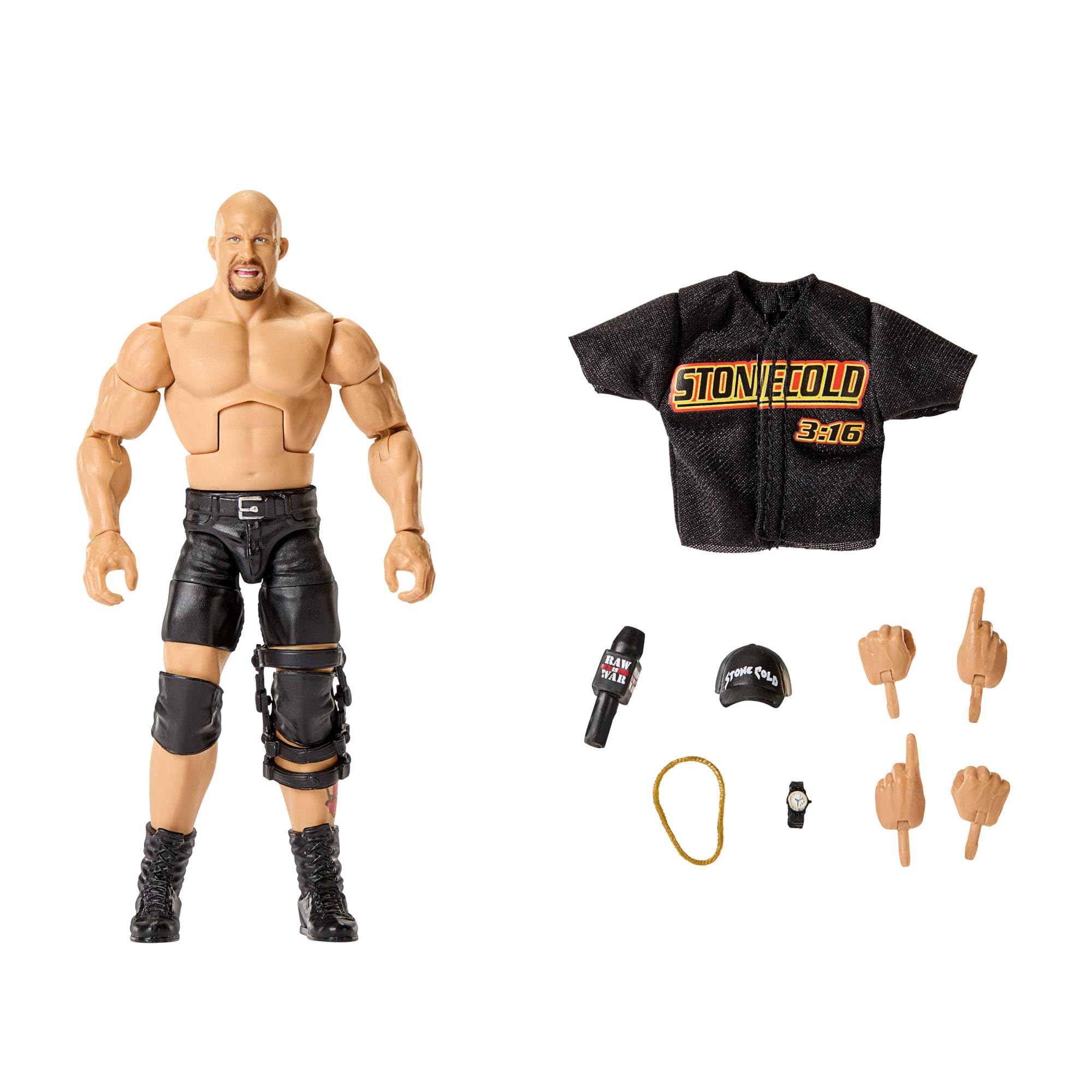 Mattel WWE Elite Actionfigur Stone Cold Steve Austin – Series 122