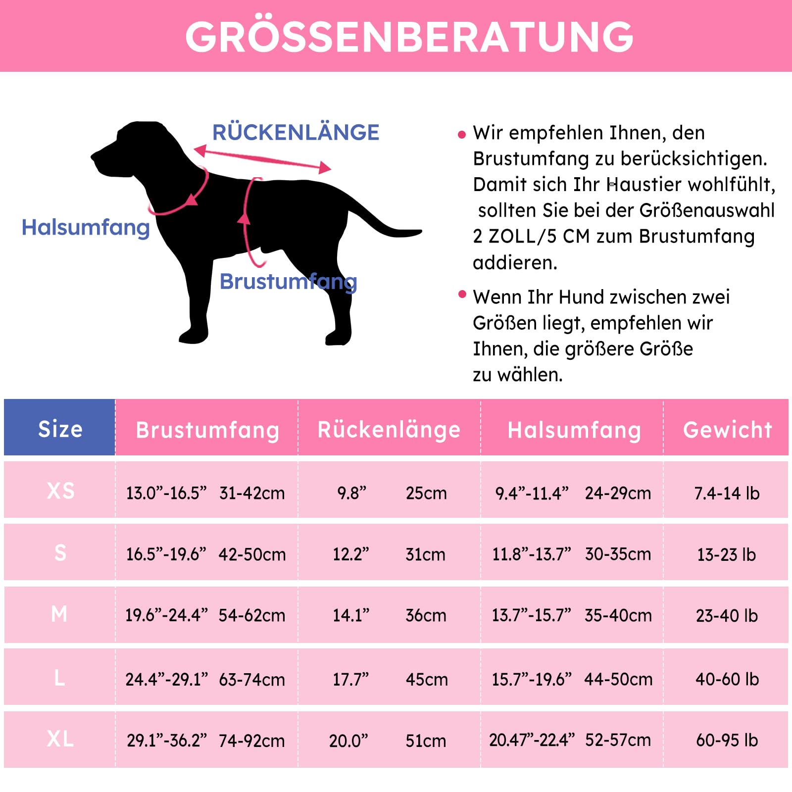 Queenmore Hundepullover Fleece Pullover Hundemantel Winter, Hundepullover Kleine Hunde,Hundeweste Wintermantel Hunddackel, Pullocver Chihuahua, Bulldog, Greyhound, Rosa, M