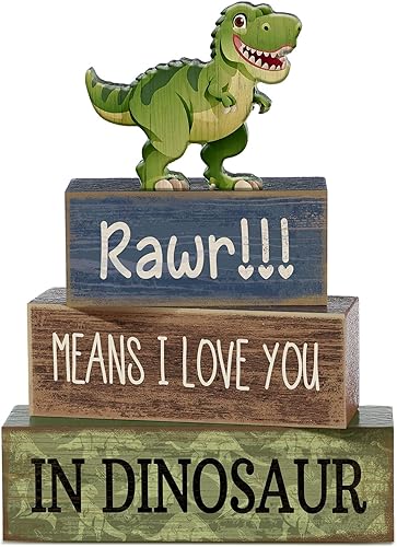 Miniatura 9 de 4 piezas de decoración de mesa de Navidad de madera de Papá Noel, decoración de bandeja escalonada de Navidad, letrero decorativo de bloques de Papá