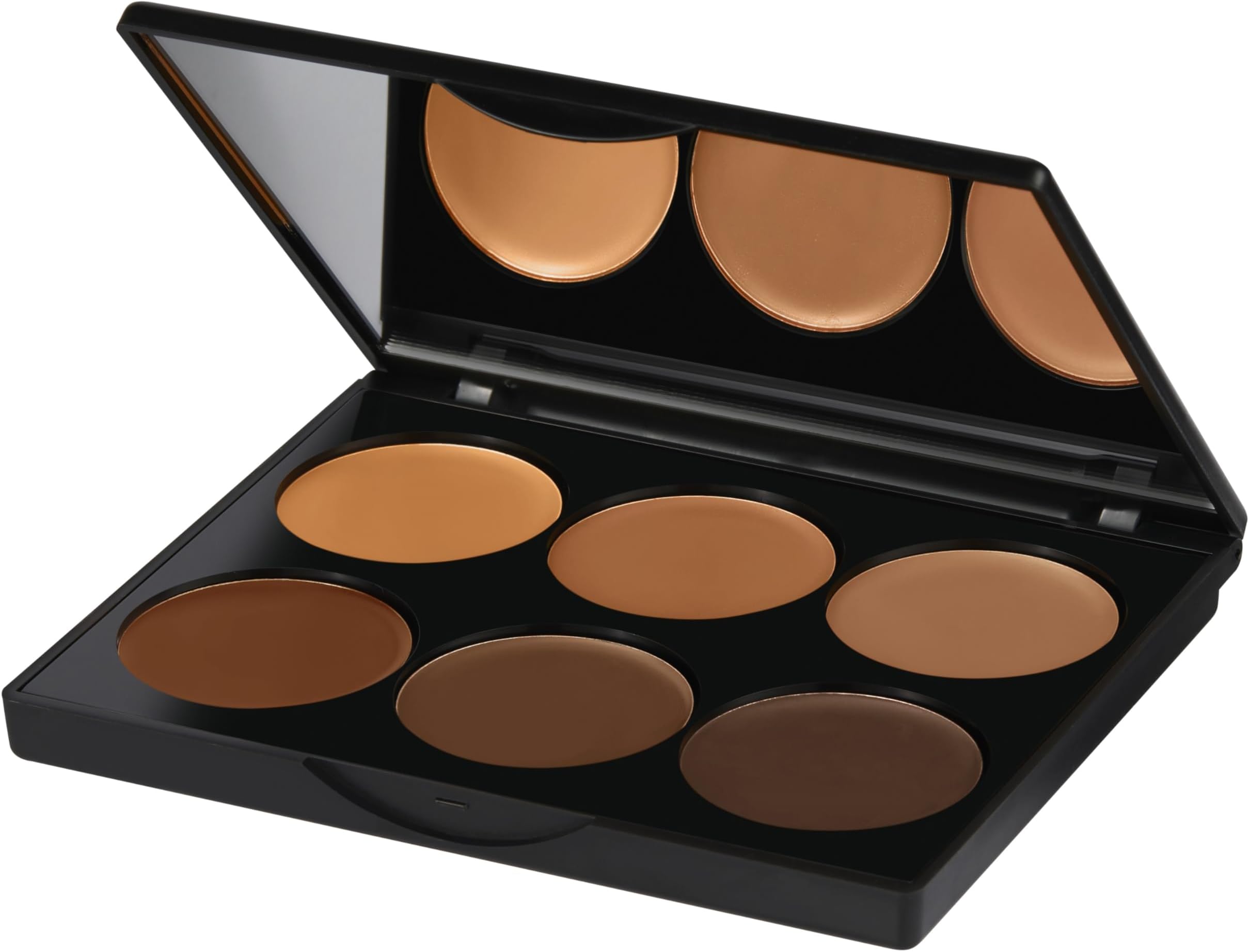 Sleek MakeUP Cream Contour Kit, 6 Easily Blendable Colours for Smooth and Long Lasting Contour, Extra Dark
