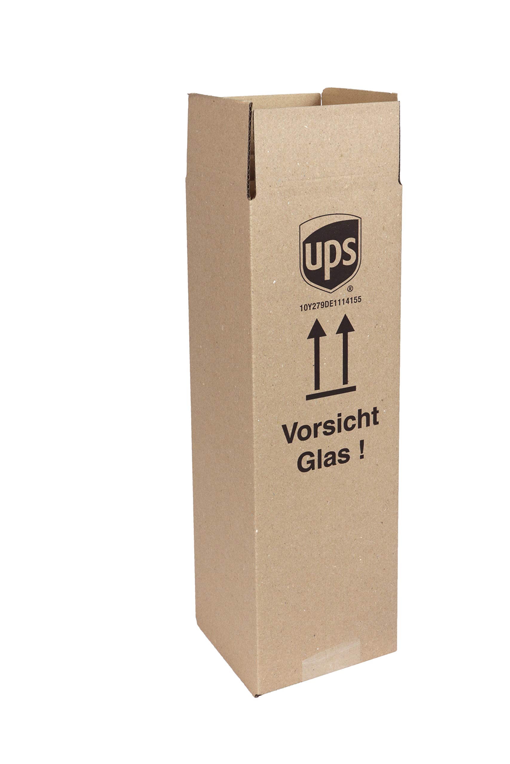 20x Flaschenversandkarton/Weinversandkarton für 1 Flasche DHL und UPS zertifiziert PTZ Zertifikat