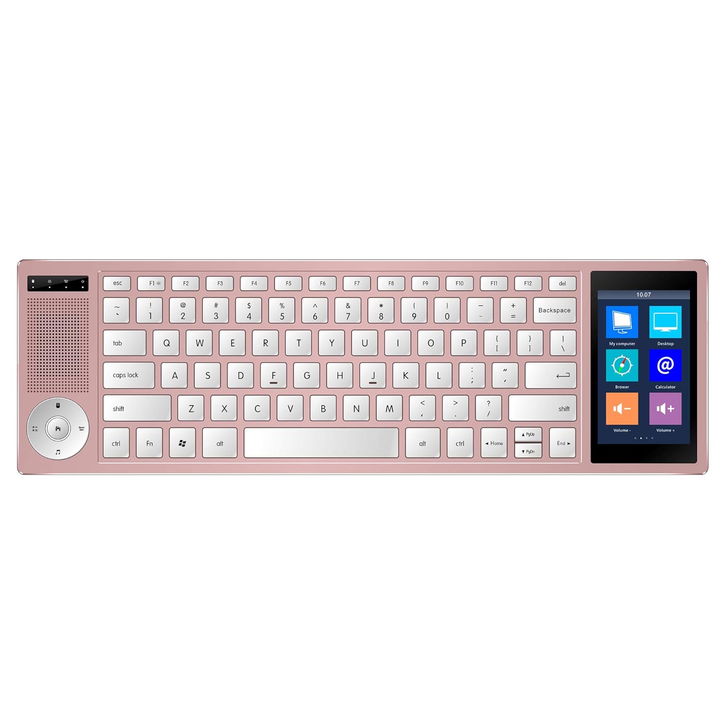 VOAMOKO TK Board Pro Portable Slim Keyboard with Smart Touchscreen Mouse, Numeric Keypad