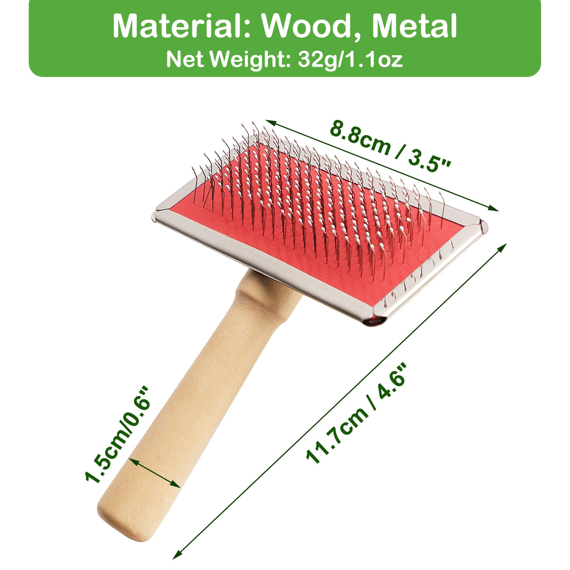 sourcingmap 1Pc Dog Grooming Brush Dog Hair Brush - Image 4