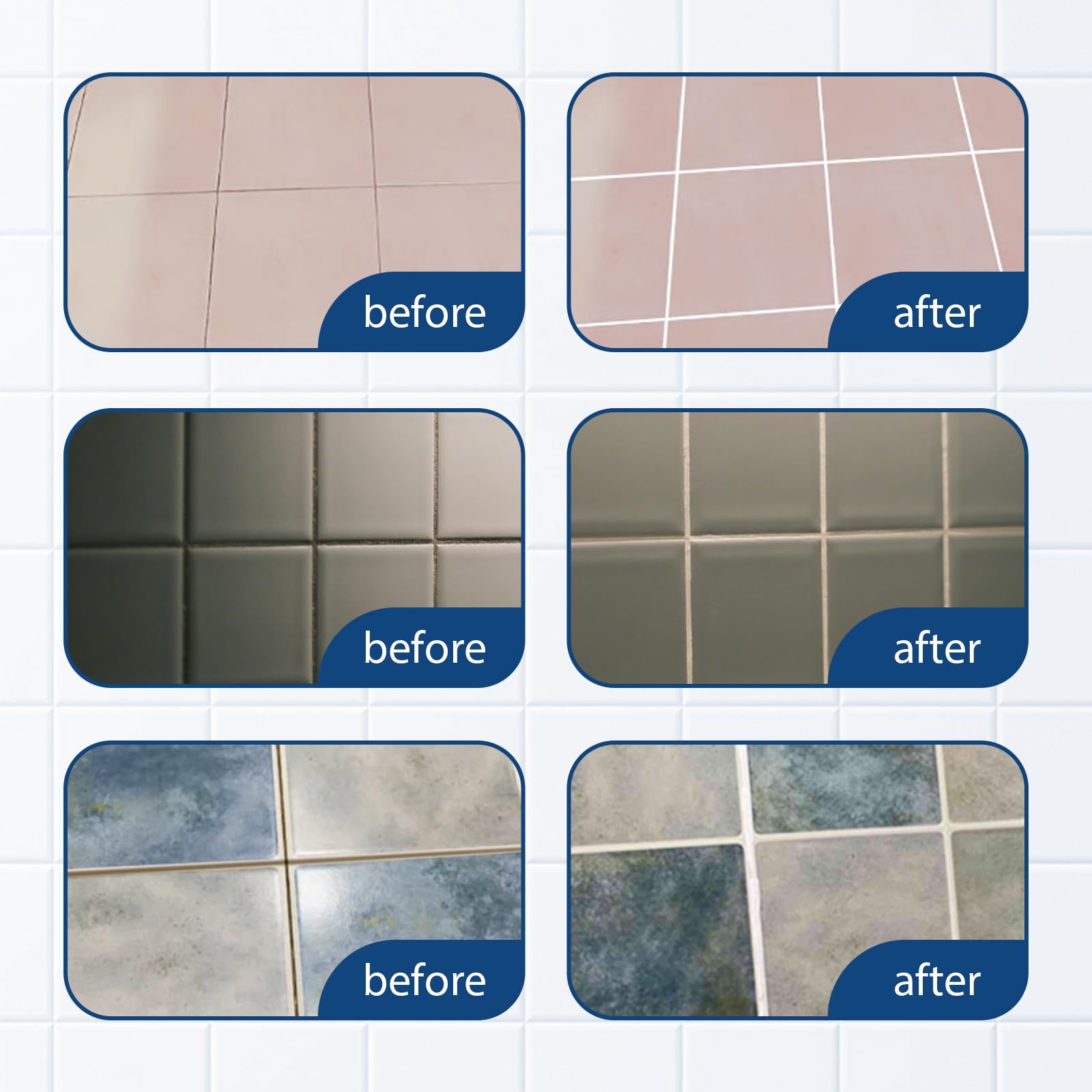 Rotulador Blanco Para Rejuvenecer Las Juntas De Azulejos - ¡Dile Adiós A Las Juntas Amarillas Y Sucias!