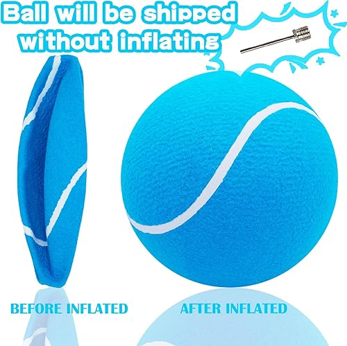 Miniatura 3 de Pelota de tenis grande para perros, pelota de tenis gigante para perros, juguete grande para deportes al aire libre, regalo para perros pequeños