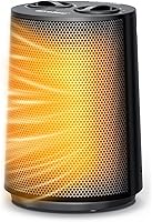 GiveBest 1500W PTC Ceramic Space Heater - Portable Indoor Heater with 3 Modes, Instant Warmth, Overheat & Tip-Over Protection for Office, Bedroom, Desk - Black