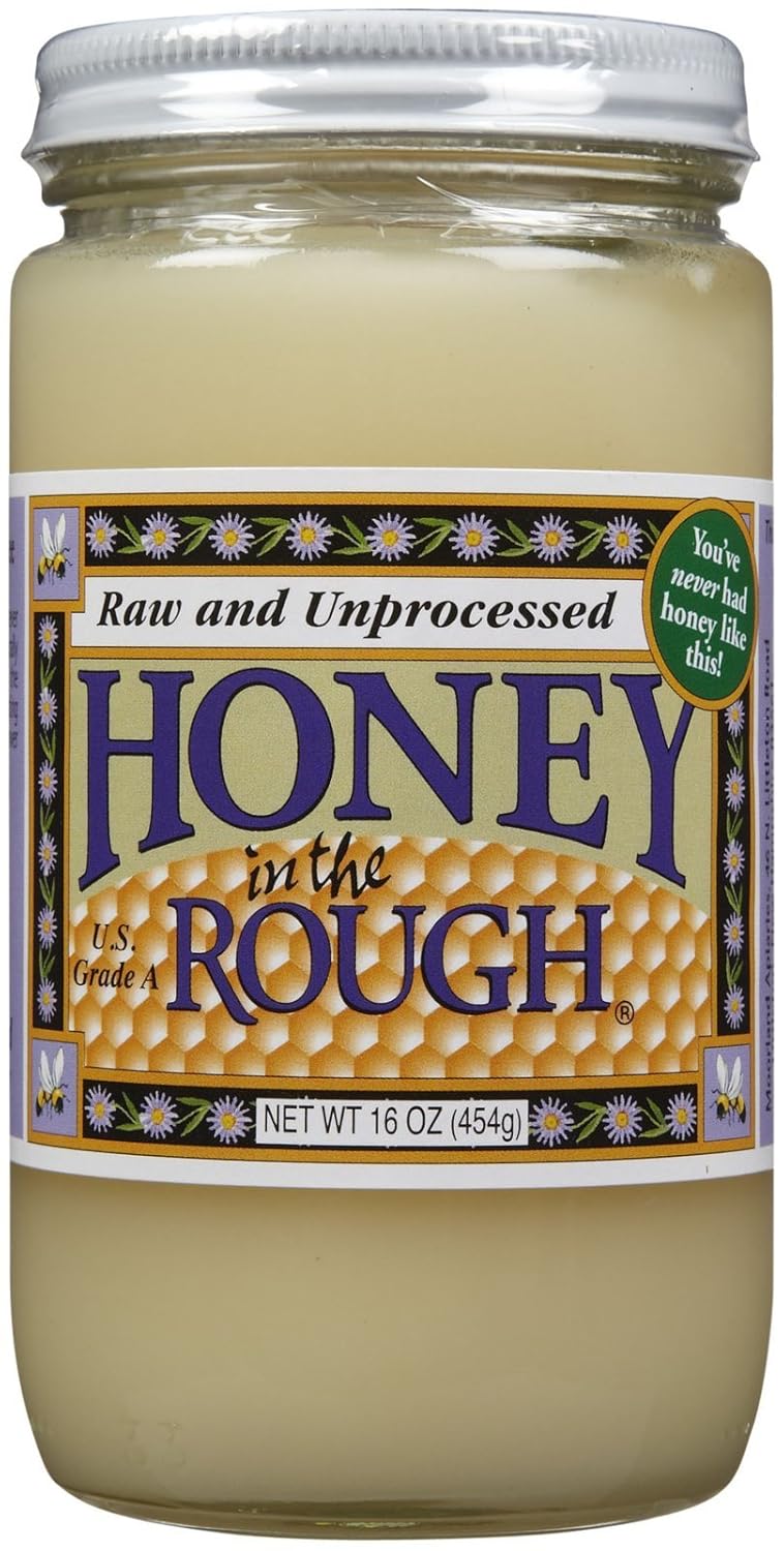 Moorland Honey In The Rough Honey, 16 oz