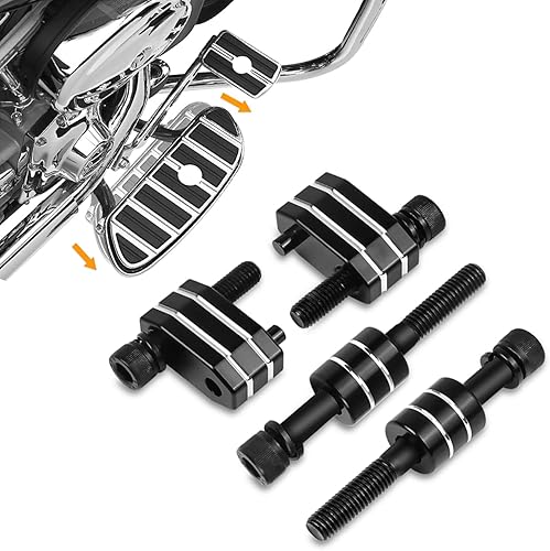 HIBRONGO Kit de extensión de espaciador de 1 pulgada para motocicletas Touring compatible con Electra Glides Road Glides Road Glides Road Glides