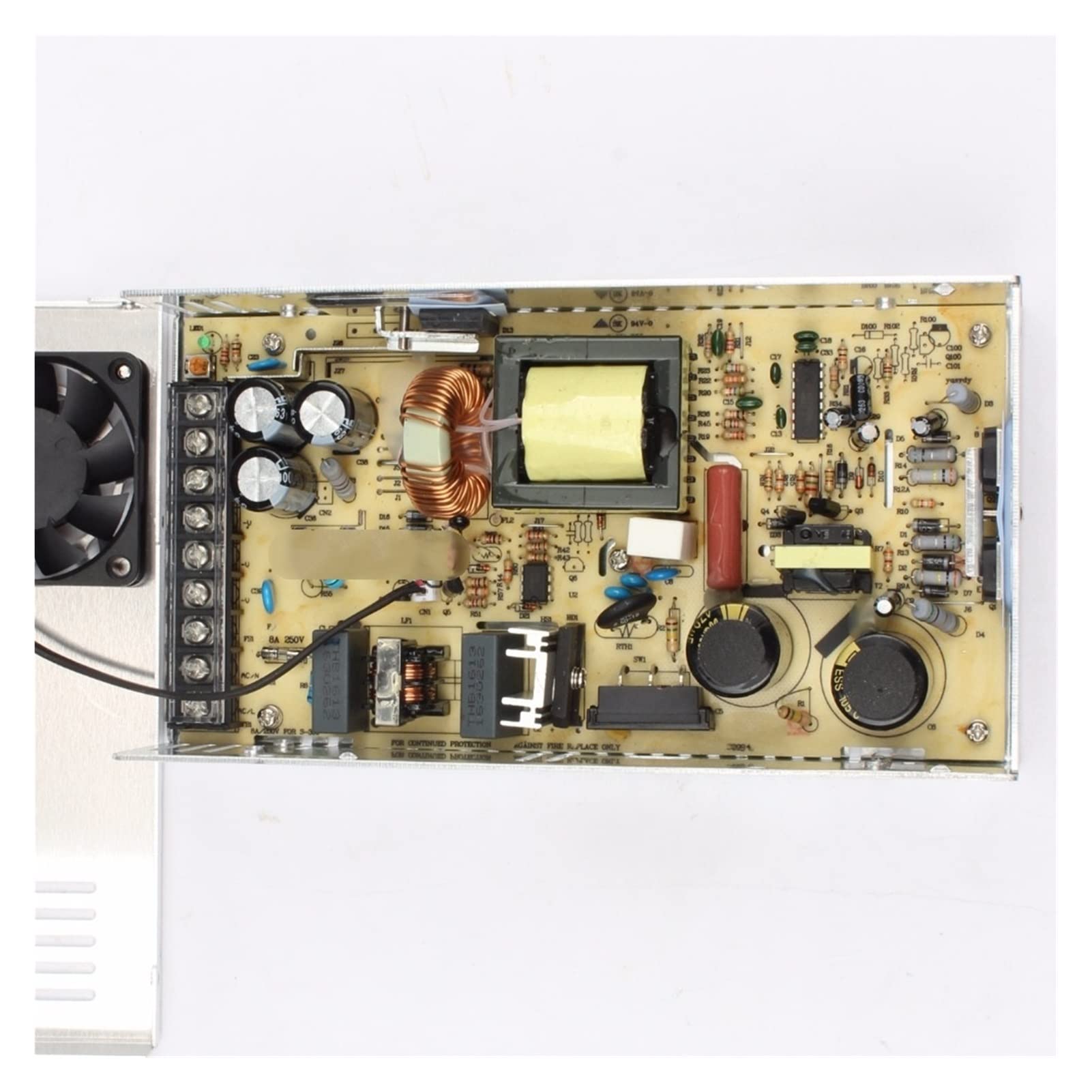 LED-Stromversorgungsschalter 350W 48V 7.3A AC DC-Wandler S-350W 48V Variable DC-Spannungsregler S-350-48 für 3D Drucker, CCTV Computer Labor(7V)