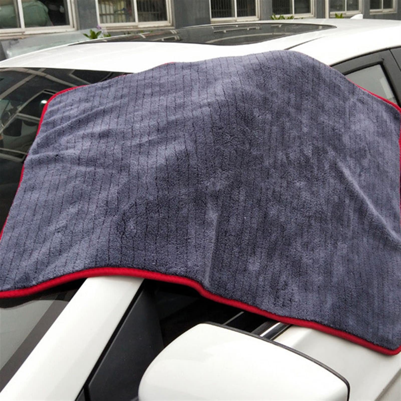 TRUSTTWO 60 * 90 120 0g. Automobile Detailing Microfiber Asciugamano Automobile Pulizia Asciugatura Asciugatura Panno for Automobile Panno Detailing Auto Lavaggio Rag Compatibile con cura Cucina The N