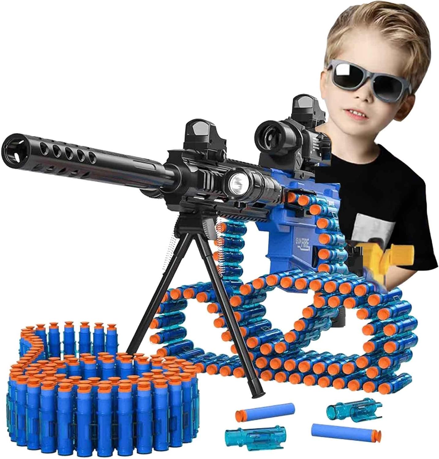 Amazon ナーフ 銃 おもちゃ ショットガン 排挟式 トイガン 電動スナイパーライフル スポンジ弾 おもちゃ銃 ライフル M416