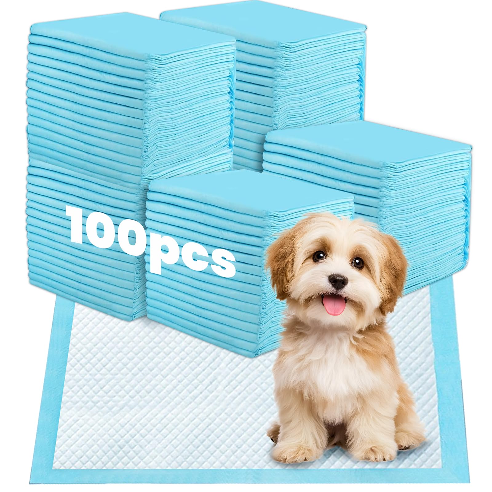 Alaise chien 60x60 cm absorbante : lot de 100 tapis educateur chiot anti-fuite