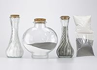 Vista 8 de CHENGXINWENHUA Unity Sand Ceremonia Set para Boda Tarros Decorativos Hecho a Mano (Color J)