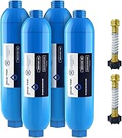 Vista 11 de GLACIER FRESH Filtro previo para extremo de manguera de jardín para piscina, jacuzzis, spa, piscina inflable, estanques, reduce enormemente el mal