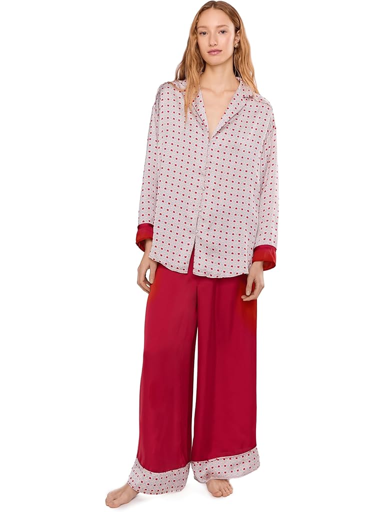 Black Free People Dreamy Days Pajama Set