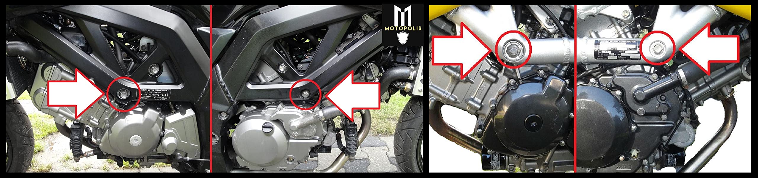 SUZUKI SV650 SV 650 1000 DL V-STROM - TAMPONI PARACARENA CRASH PADS + REGALO