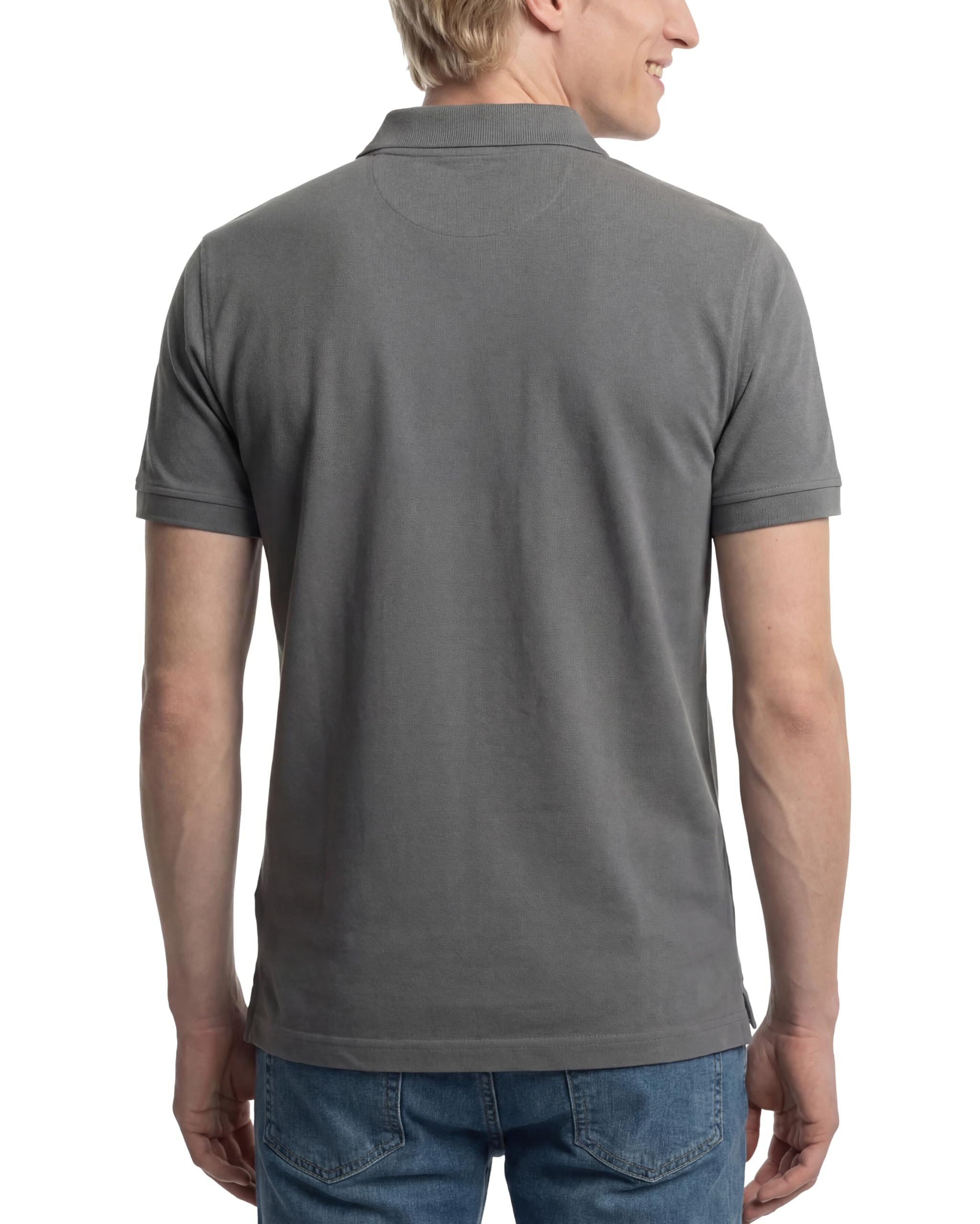 Herren Poloshirt 5er Pack - Polohemd Set Kurzarm - atmungsaktiv, knitterarm, bügelleicht - Polo Shirts Männer aus Polyestermix - Regular Fit für Arbeit, Freizeit, Golf - große Größen bis 5XL