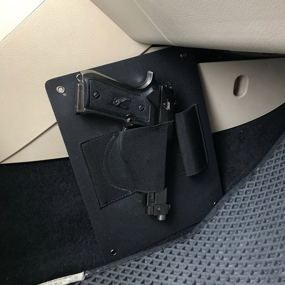 JINJULI Concealed Vehicle Car Pistol Holster Carry Seat/Door/Closet