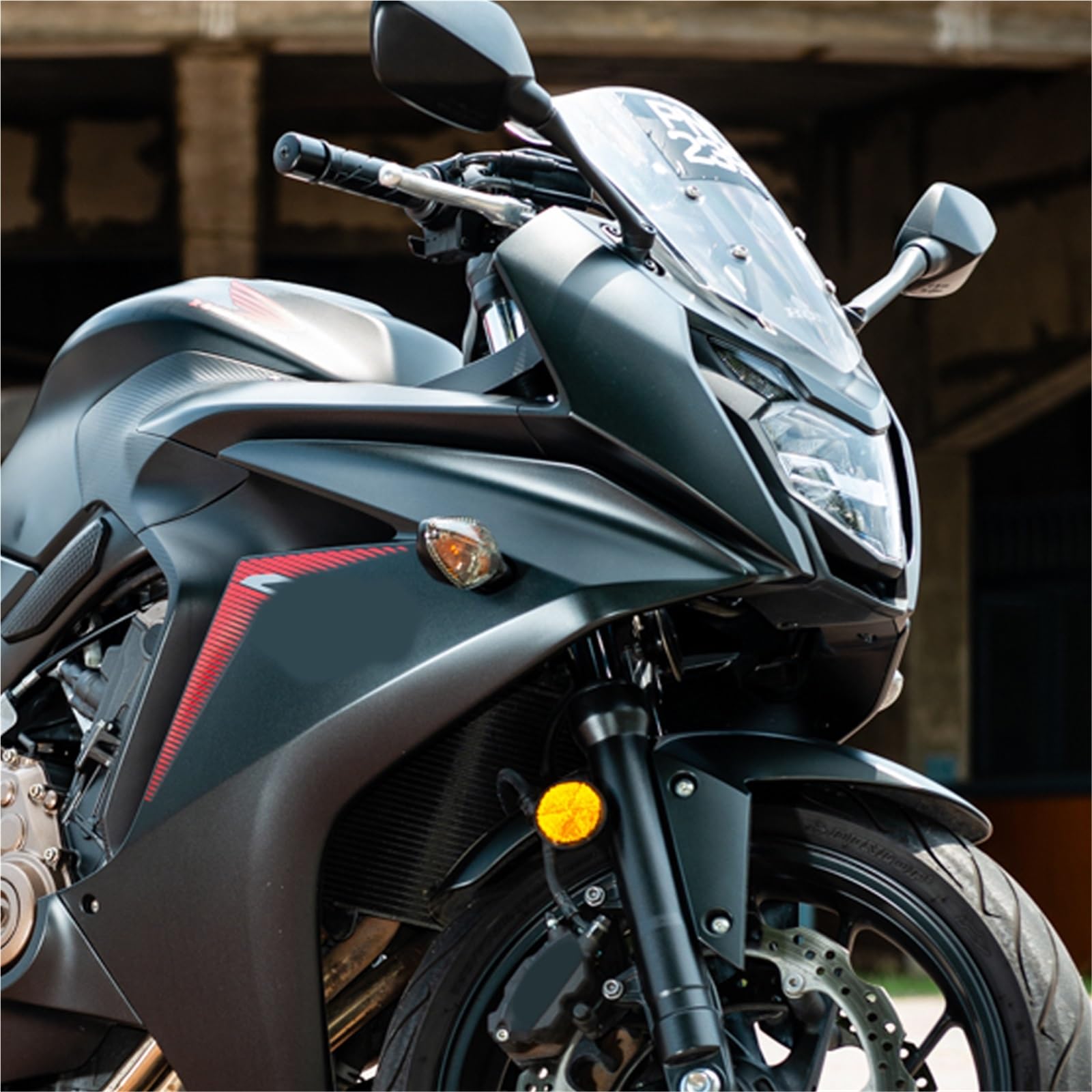 Przednia szyba motocyklowa Szyba przednia motocyklowa Double Bubble do motocykla Honda CBR650F CBR 650F 2014-2018(Transparent)
