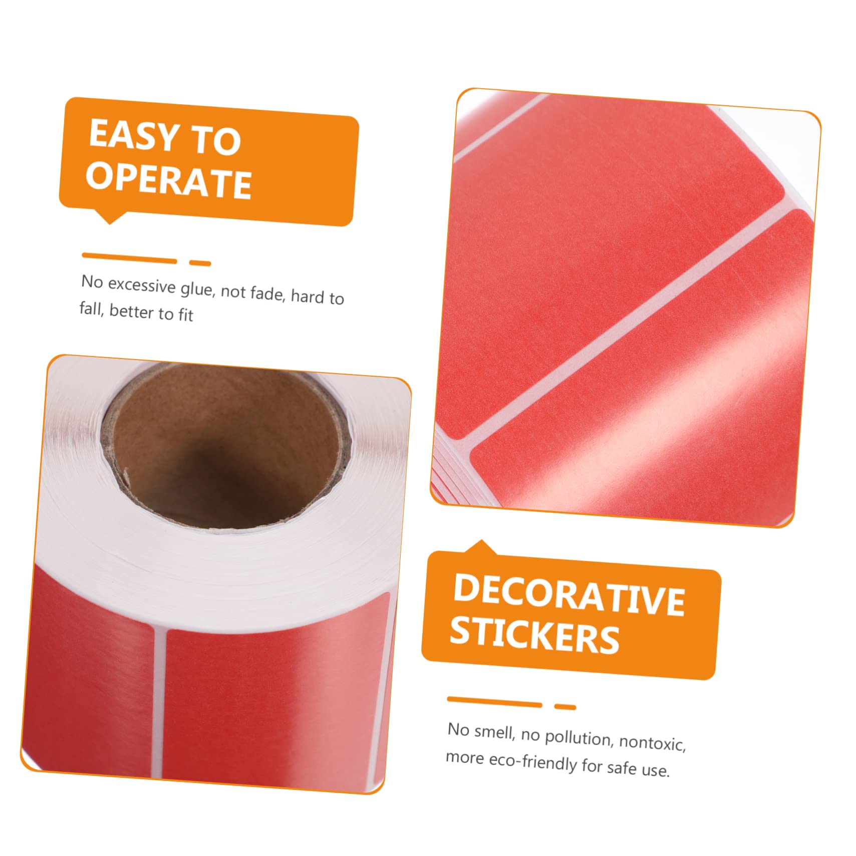 4pièces Étiquettes Thermiques Autocollantes Colorées Papier Impression Adhésif Pour Bureau Cuisine Et Magasins De Thé Lait Résistantes à Eau Et Aux Graisses