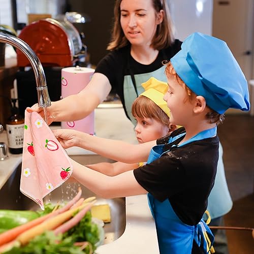 Miniatura 6 de Minasuki Toallas de papel reutilizables sin papel, toallas de papel lavables con rollo de cartón, paquete de 25 toallas de papel ecológicas para