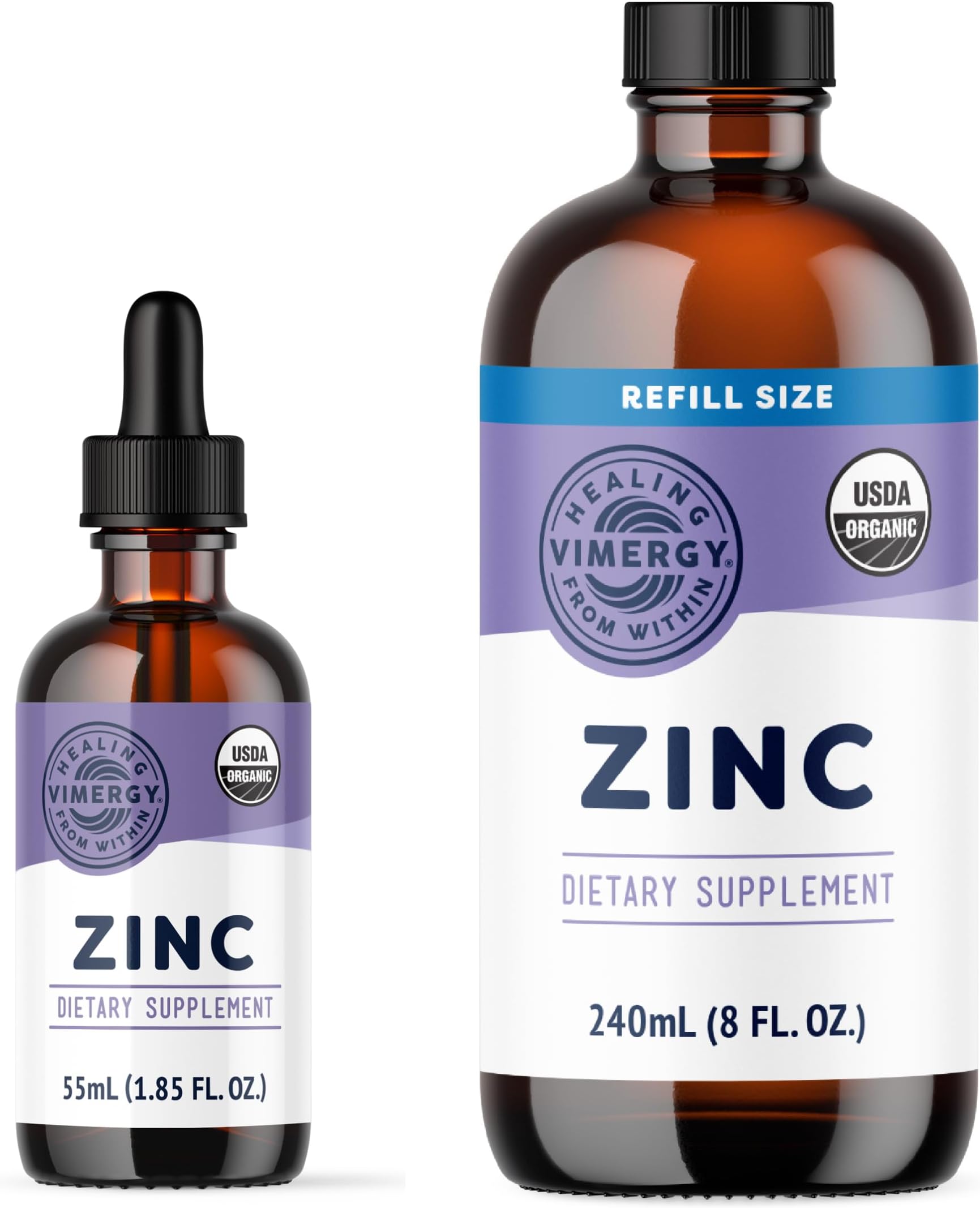 Liquid Zinc 55 mL and Zinc Refill 240 mL - Bundle