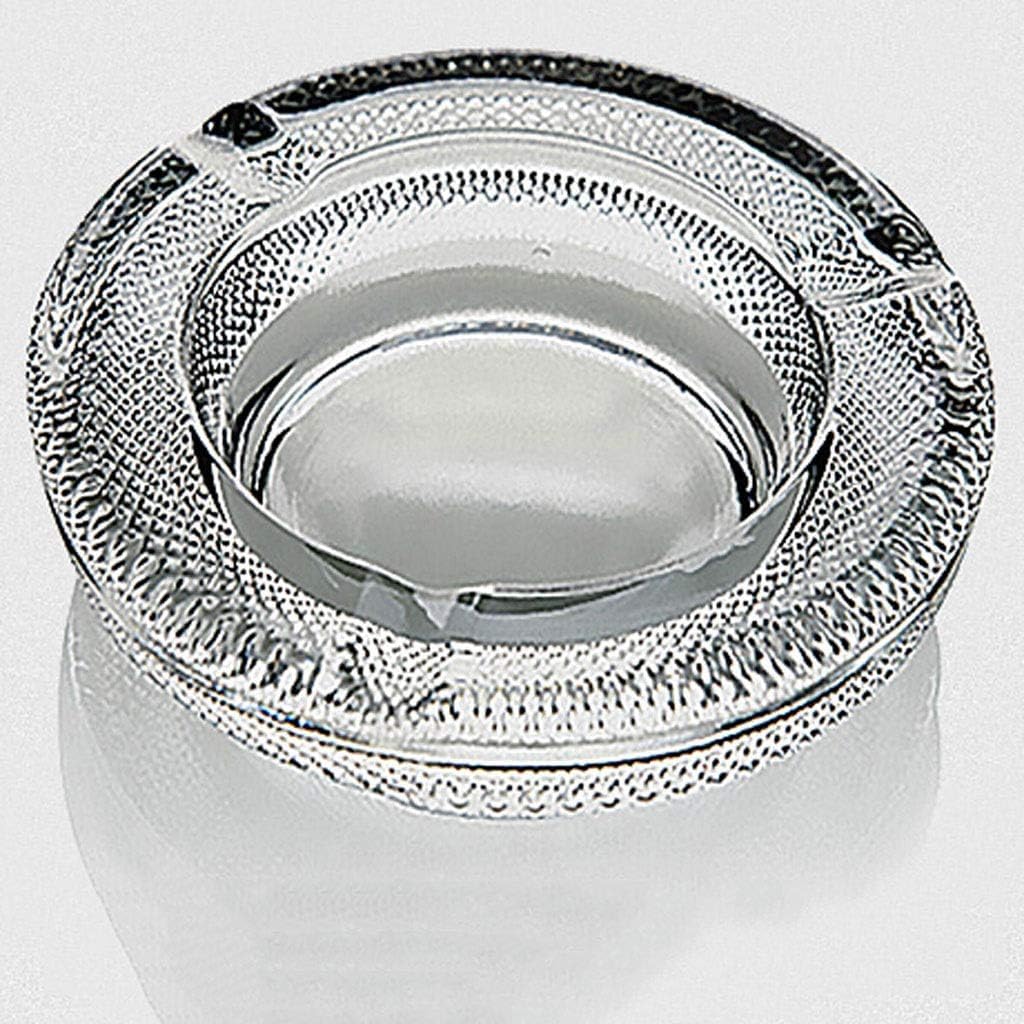 Crystal Clear Glass Ashtray - Smoke Collectible for Cigarettes and Cigars, Home, Car, or Office Use, Tabletop Ashtray, Indoor and Outdoor, Desktop Smoking Accessory (Pack of 1) (WR-04)-image-46