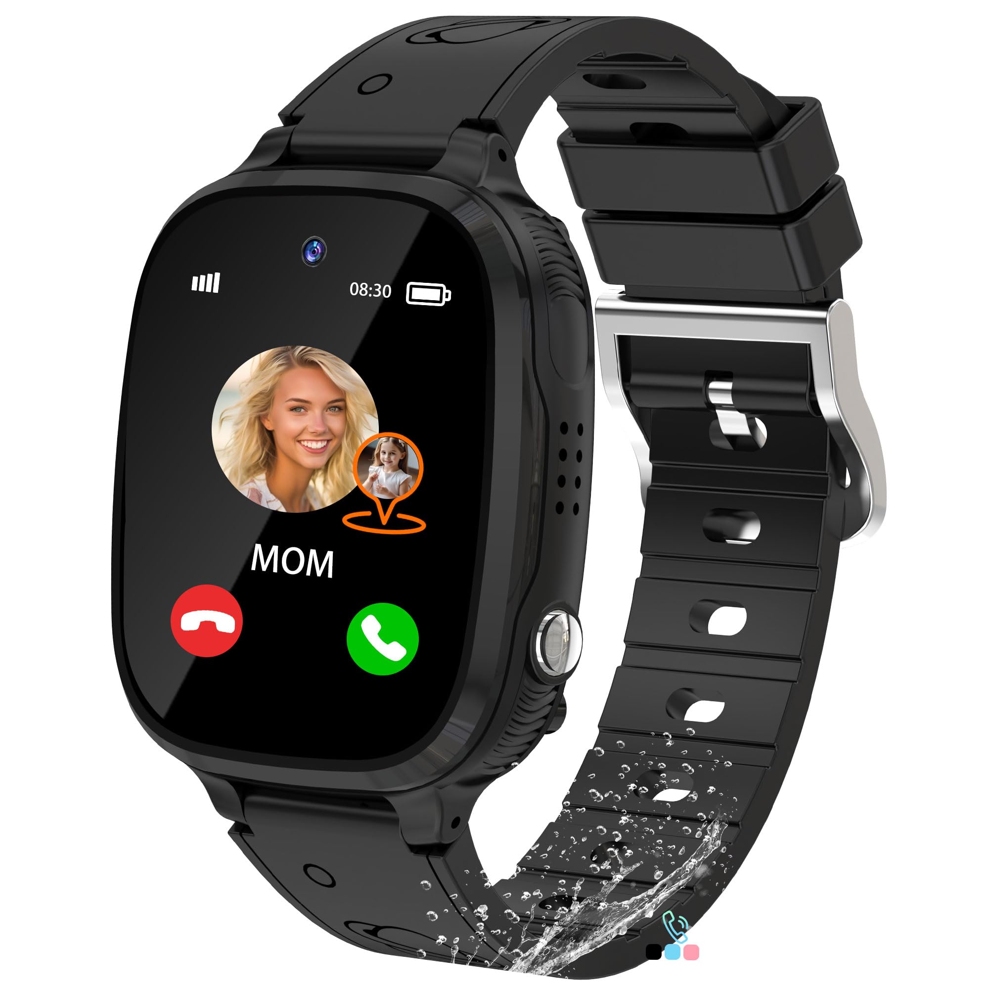 Smartwatch dla Dzieci z GPS Lokalizacja Cyfrowy Gry Telefon Budzik